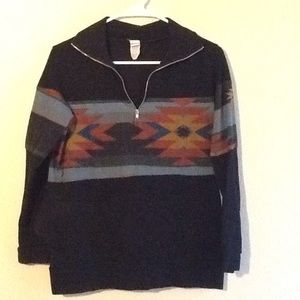 Aztec print sweatshirt